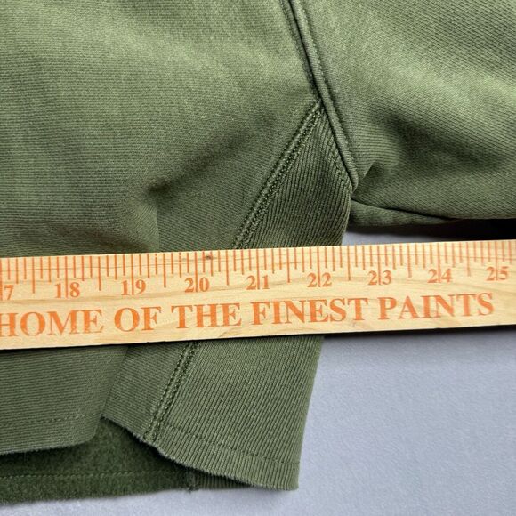 Champion Sweater Womens‎ Medium Reverse Weave Green Blank Crewneck Athleisure - Picture 3 of 9